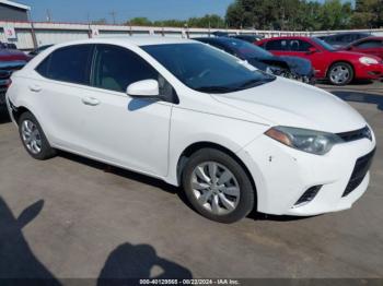  Salvage Toyota Corolla