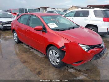  Salvage Toyota Corolla