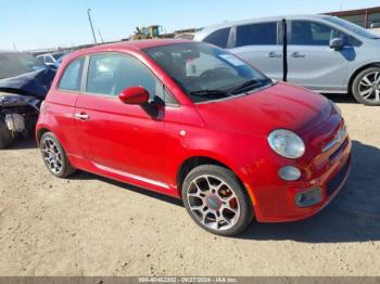  Salvage FIAT 500