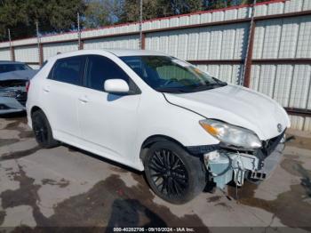  Salvage Toyota Matrix