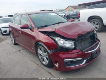  Salvage Chevrolet Cruze