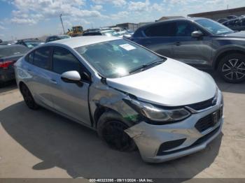  Salvage Chevrolet Cruze