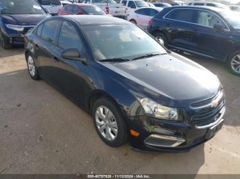  Salvage Chevrolet Cruze