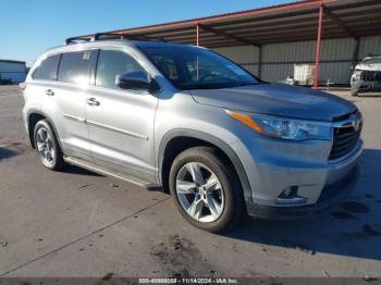  Salvage Toyota Highlander