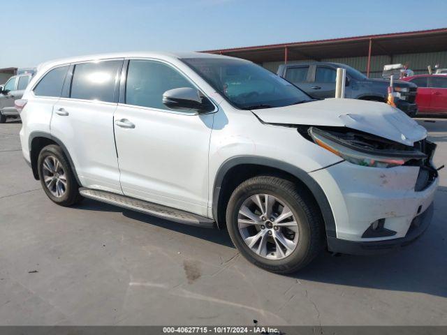  Salvage Toyota Highlander