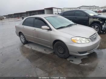  Salvage Toyota Corolla