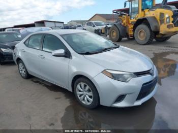  Salvage Toyota Corolla