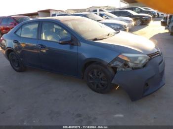  Salvage Toyota Corolla