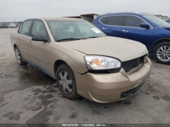  Salvage Chevrolet Malibu