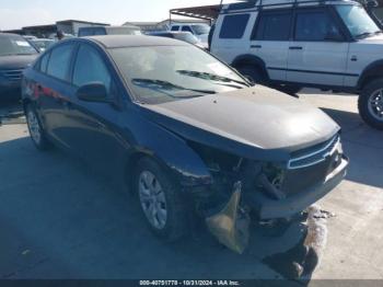  Salvage Chevrolet Cruze