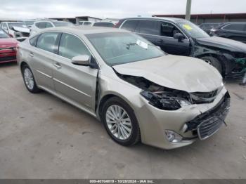  Salvage Toyota Avalon Hybrid