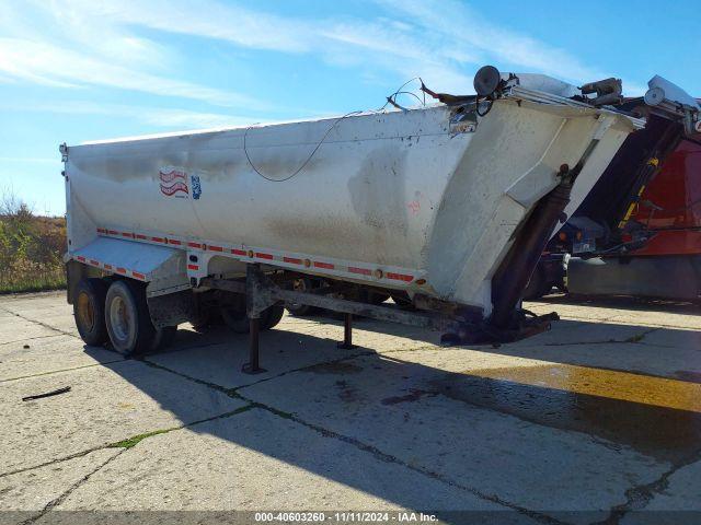  Salvage American Trailer Man Dump Trailer