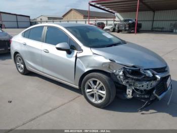  Salvage Chevrolet Cruze