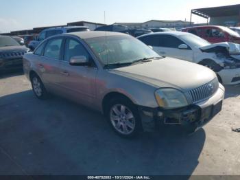  Salvage Mercury Montego