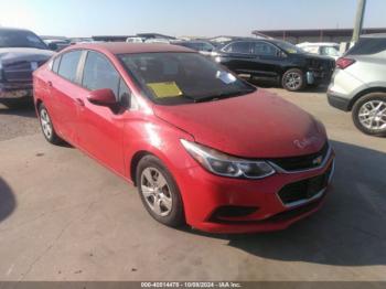  Salvage Chevrolet Cruze