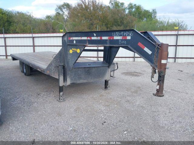  Salvage Hefty 24  Gooseneck Flatbed