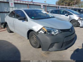  Salvage Toyota Corolla