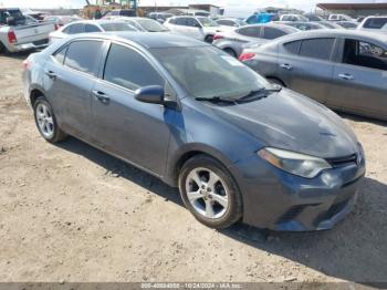  Salvage Toyota Corolla