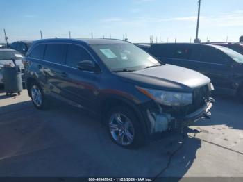  Salvage Toyota Highlander