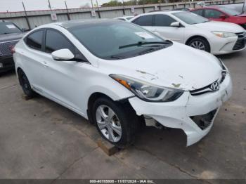  Salvage Hyundai ELANTRA