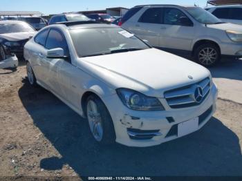  Salvage Mercedes-Benz C-Class