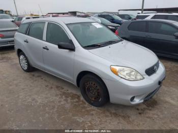  Salvage Toyota Matrix