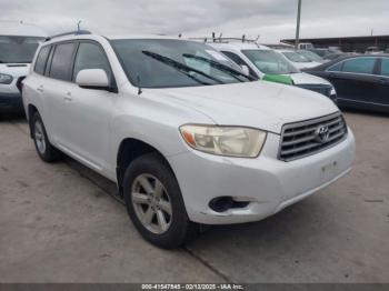  Salvage Toyota Highlander