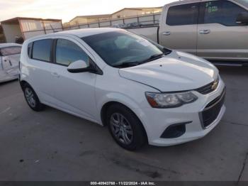  Salvage Chevrolet Sonic