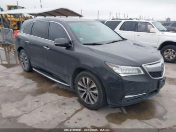  Salvage Acura MDX