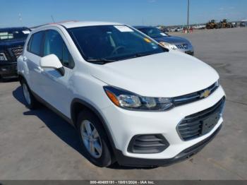  Salvage Chevrolet Trax