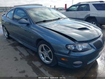  Salvage Pontiac GTO