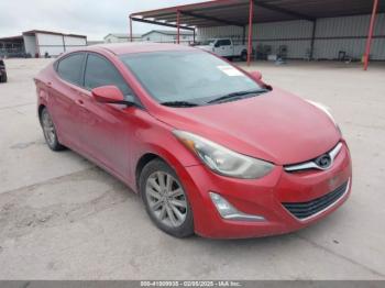  Salvage Hyundai ELANTRA