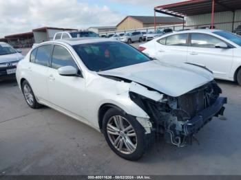  Salvage INFINITI G37