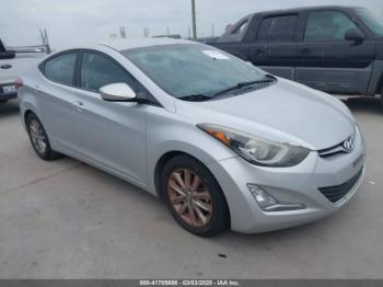  Salvage Hyundai ELANTRA