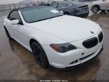  Salvage BMW 6 Series