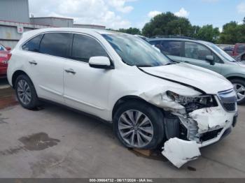  Salvage Acura MDX