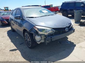  Salvage Toyota Corolla