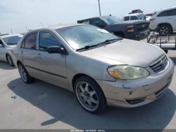  Salvage Toyota Corolla