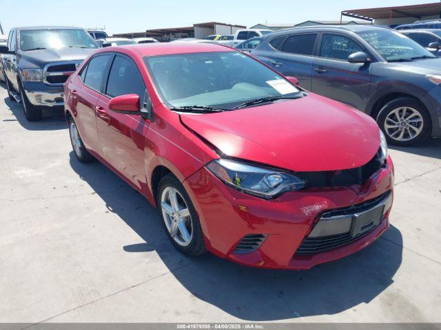  Salvage Toyota Corolla