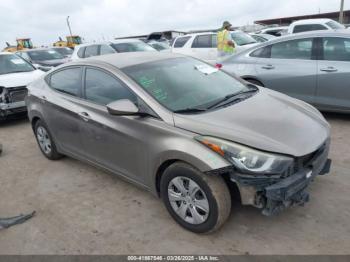  Salvage Hyundai ELANTRA
