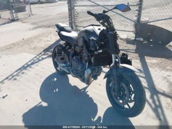  Salvage Yamaha Mt07