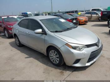  Salvage Toyota Corolla