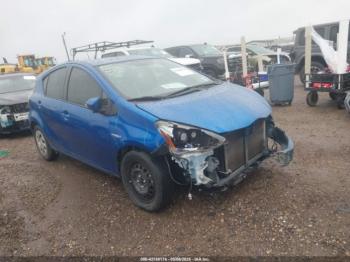  Salvage Toyota Prius c