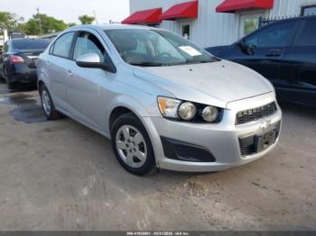  Salvage Chevrolet Sonic