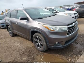  Salvage Toyota Highlander