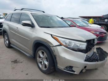  Salvage Toyota Highlander