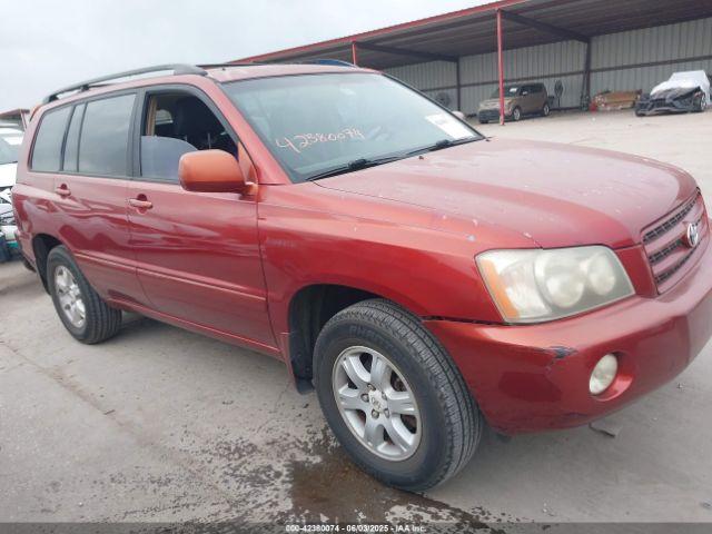  Salvage Toyota Highlander