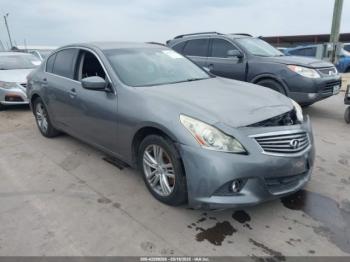  Salvage INFINITI G37x