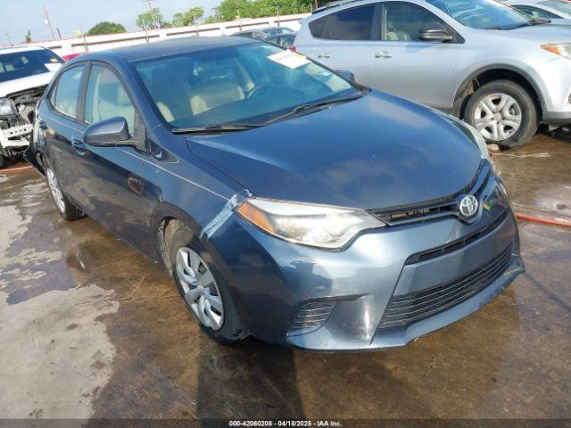  Salvage Toyota Corolla