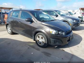  Salvage Chevrolet Sonic